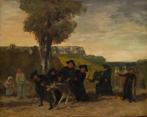 The Return from the Meeting, 1863 by Gustave Courbet