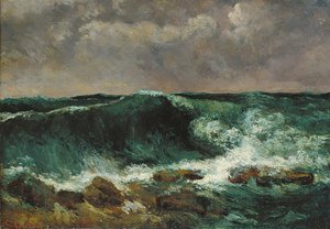 The Wave by Gustave Courbet
