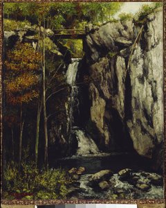 The Fall of Gour de Conche, Myon by Gustave Courbet