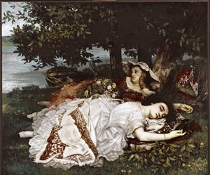 The Ladies of the Banks of the Seine by Gustave Courbet