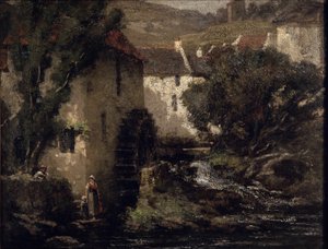 Water Mill by Gustave Courbet