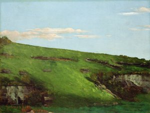 Wiesenhang near Ornans by Gustave Courbet
