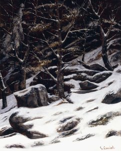 Winter by Gustave Courbet
