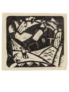 Landscape or Landscape with Potato Diggers by Gustave de Smet