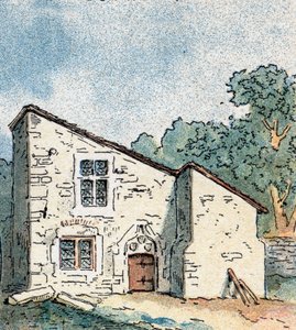 View of the birthplace of Joan of Arc at Domremy in the Vosges by Gustave Demoulin