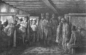 A Whitechapel Coffee House, 1872 by Gustave Dore