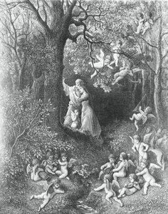 Angelica and Medoro, from The Frenzy of Orlando by Gustave Dore