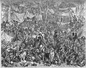 Arrival of Don Quixote at the wedding of Camache - from 