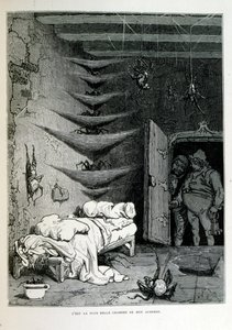 Croque-Mitaine; 1863 Illustration by Gustave Dore by Gustave Dore