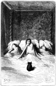 Engraving by Gustave Dore Illustrating Theophile Gautier