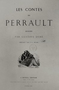 Frontispiece of Les Contes de Charles Perrault, Published by J. Hetzel by Gustave Dore