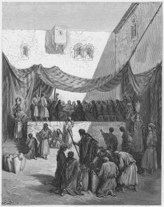 Gustave Doré Bible: The Marriage in Cana by Gustave Dore