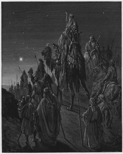 The Wise Men Guided by the Star by Gustave Dore