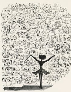 Hector Berlioz conducting concert at the Jardin d