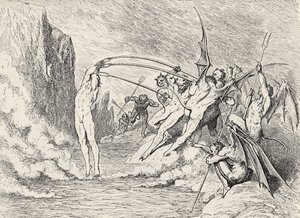 Illustration for The Divine Comedy - Hell by Dante by Gustave Dore