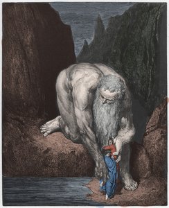 Inferno, Canto 31: The giant Antaeus by Gustave Dore