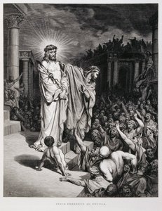 Jesus Presented to the People During His Trial, Illustration from the Dore Bible