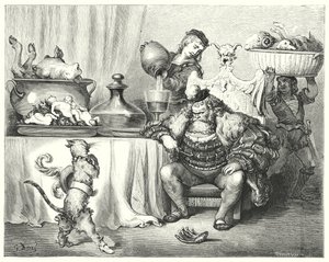 Le Maitre Chat ou le Chat Botte; Puss In Boots by Gustave Dore