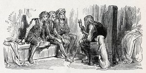 The Farmer and His Children (engraving from 1861-1868)