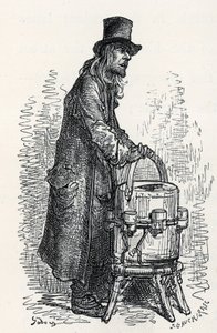 Lemonade salesman by Gustave Dore