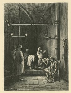 Men in the Baths at the House of Refuge by Gustave Dore