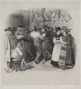 Musical Works of Ernest Doré: Souvenir of Alsace, Alsatian Dance - Title Page by Gustave Dore