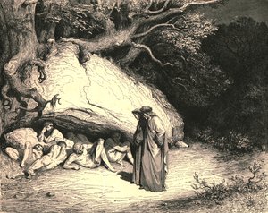 Only So Far Afflicted, That We Live Desiring Without Hope, c. 1890 by Gustave Dore