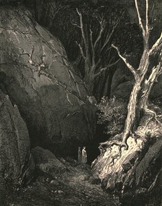 Onward He Moved, I Close His Steps Pursued by Gustave Dore