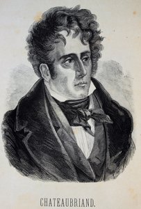 Portrait of François-René, Vicomte de Chateaubriand by Gustave Dore