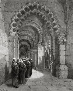 Procession of Damsels Mourning, from 