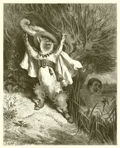 Puss in Boots, c.1868 by Gustave Dore