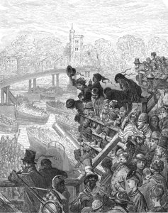 Putney Bridge - The Return, 1872 by Gustave Dore