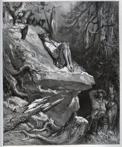 Sancho Panza Finds His Master, Always in Penitence - from 