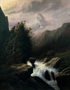 Storm on the Cervin Mountain, 19th century