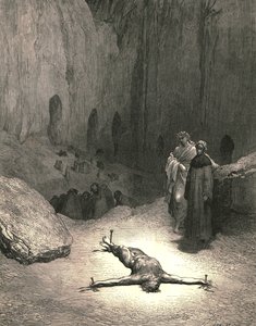 That Pierced Spirit...Was He Who Gave the Pharisees Council by Gustave Dore