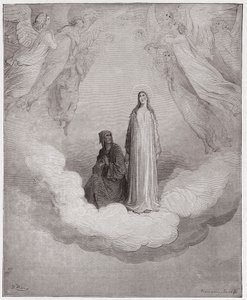 The Divine Comedy, Paradiso, Canto 21: Blessed Beatrice in the seventh circle - by Dante Alighieri (1265-1321) - Illustration by Gustave Dore (1832-1883) by Gustave Dore