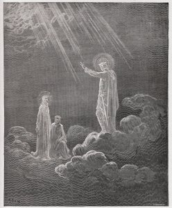 The Divine Comedy, Paradiso, Canto 8: Charles Martel addresses Dante and Beatrice - Illustration by Gustave Dore