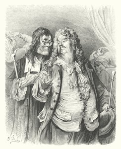 The Fables of La Fontaine: The Doctors by Gustave Dore