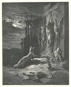 The Fables of La Fontaine: The English Fox by Gustave Dore