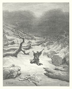 The Fables of La Fontaine: The Woodman and Mercury by Gustave Dore