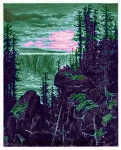 The Falls of Niagara, illustration from 
