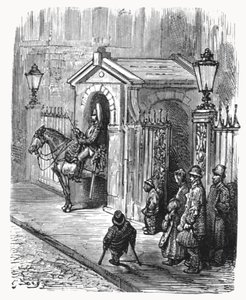 The Horse Guards, 1872 by Gustave Dore