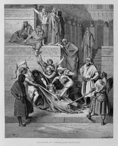 The Martyrdom of Eleazar (Illustration from the Dore Bible) by Gustave Dore