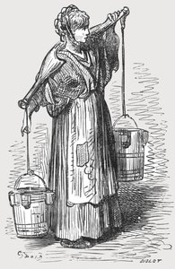 The Milk Woman by Gustave Dore