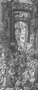 The Tide of Business in the City, 1872 by Gustave Dore
