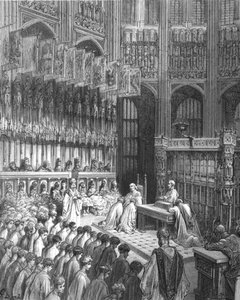 Westminster Abbey - Confirmation of Westminster Boys by Gustave Dore