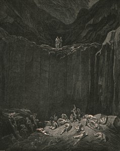 ...all-searching Justice, dooms to punishment the forgers by Gustave Dore