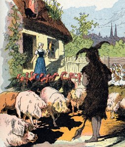 Handmaid Donkey Skin (Illustration by Gustave Fraipont for 