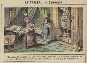 The Wardrobe (colour litho)