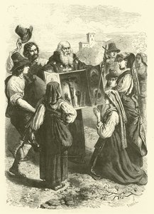 The displayer of relics, Italy by Gustave Janet